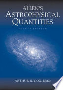 Portada de Allen's Astrophysical Quantities