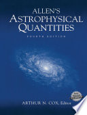 Portada de Allen’s Astrophysical Quantities